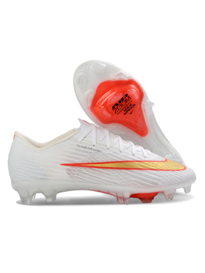 Nike Air Zoom Mercurial Superfly 11 FG Football Boots - White/Bright Orange/Gold Metallic