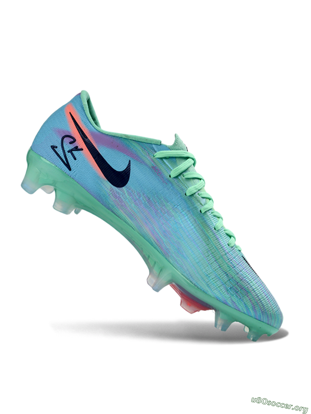 Nike Air Zoom Mercurial Superfly 11 FG Football Boots - Green/Aqua Mist/Fusion Pink 4