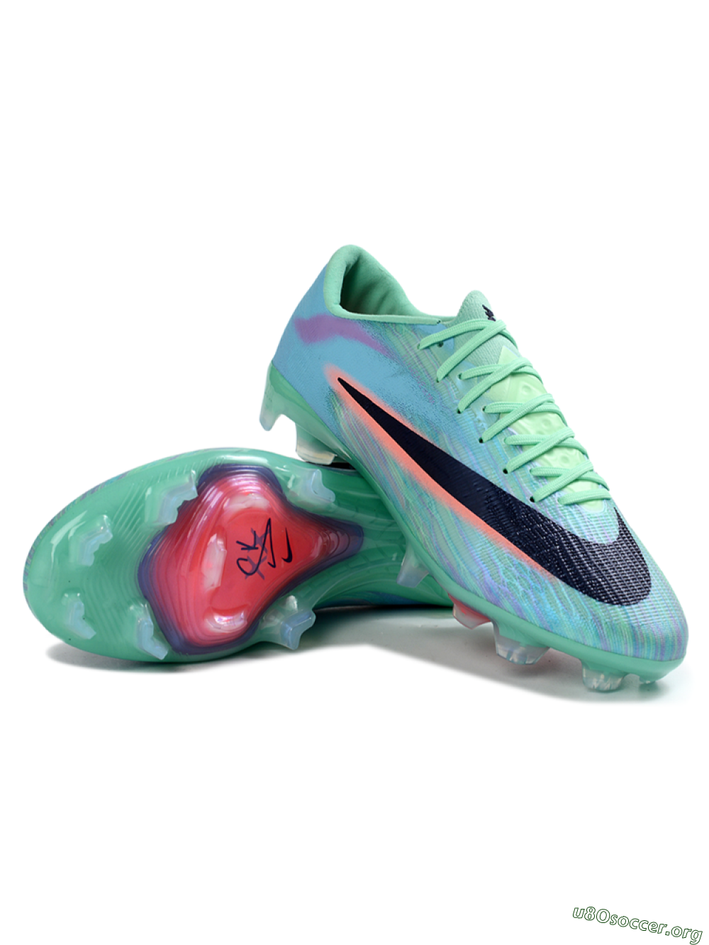 Nike Air Zoom Mercurial Superfly 11 FG Football Boots - Green/Aqua Mist/Fusion Pink 0