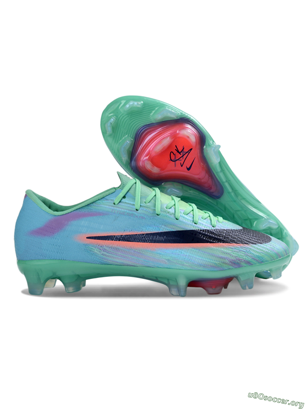 Nike Air Zoom Mercurial Superfly 11 FG Football Boots - Green/Aqua Mist/Fusion Pink 2