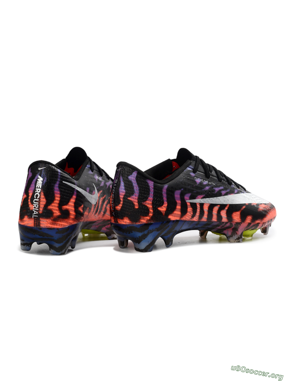 Nike Air Zoom Mercurial Superfly 11 FG Football Boots - Black/Electric Orange/Blue Blaze 6