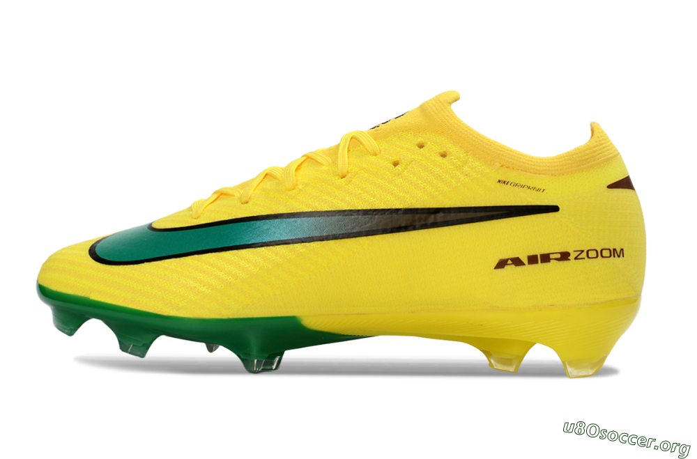Nike Air Zoom Mercurial Vapor 16 Elite FG Football Boots - Yellow/Electric Green/Steel Blue 3