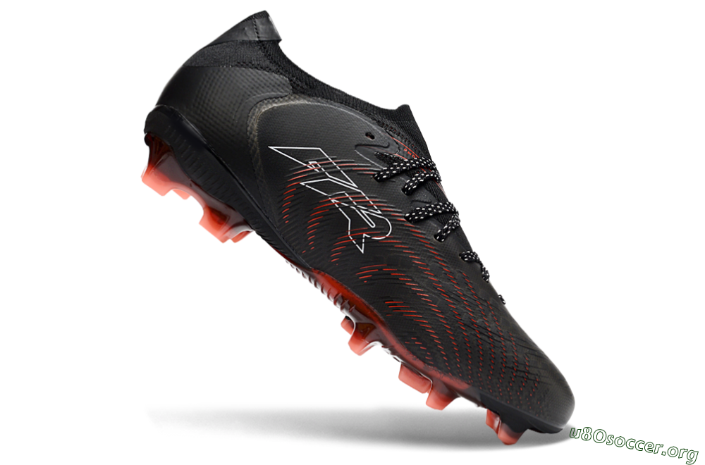 Puma Future 8 Ultimate FG Football Boots - Black/Electric Red/Shadow Black 4