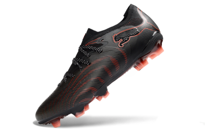 Puma Future 8 Ultimate FG Football Boots - Black/Electric Red/Shadow Black