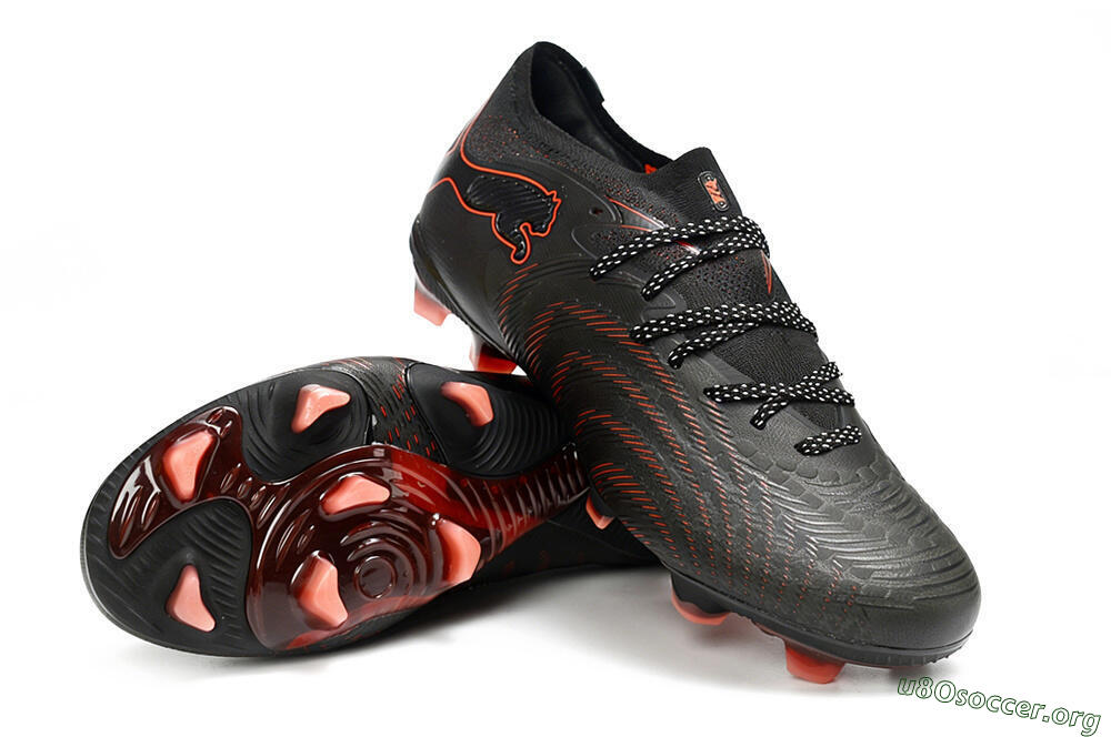 Puma Future 8 Ultimate FG Football Boots - Black/Electric Red/Shadow Black 0