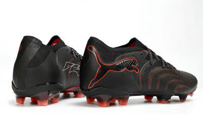 Puma Future 8 Ultimate FG Football Boots - Black/Electric Red/Shadow Black