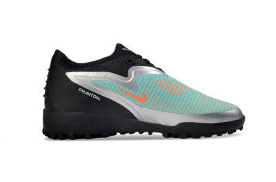 Nike Phantom 6 Elite Low TF Football Shoes - Teal/Metallic Silver/Black