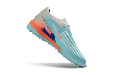 Nike Phantom 6 Elite Low TF Football Shoes - Blue/Aqua Breeze/Coral Burst