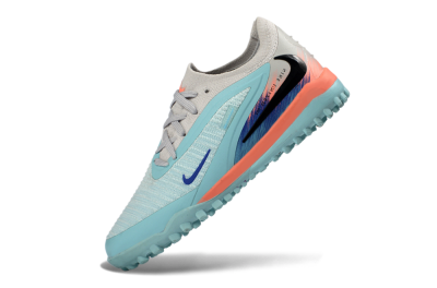 Nike Phantom 6 Elite Low TF Football Shoes - Blue/Aqua Breeze/Coral Burst