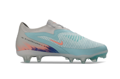 Nike Phantom 6 Elite Low FG Football Boots - Aqua/Soft Coral/Sky Blue