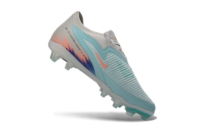 Nike Phantom 6 Elite Low FG Football Boots - Aqua/Soft Coral/Sky Blue