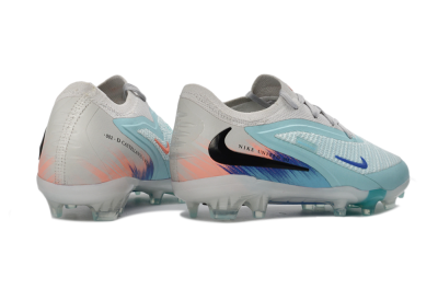 Nike Phantom 6 Elite Low FG Football Boots - Aqua/Soft Coral/Sky Blue