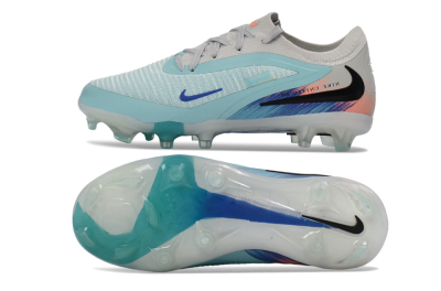 Nike Phantom 6 Elite Low FG Football Boots - Aqua/Soft Coral/Sky Blue