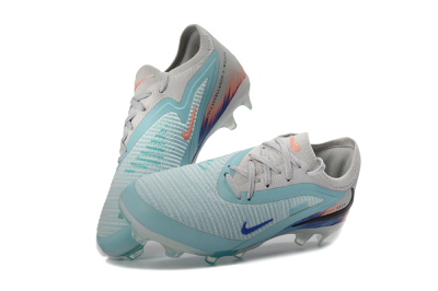 Nike Phantom 6 Elite Low FG Football Boots - Aqua/Soft Coral/Sky Blue