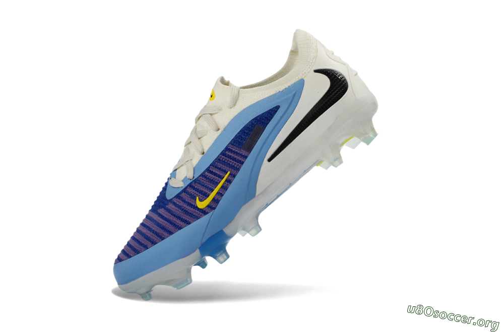 Nike Phantom 6 Elite Low FG Football Boots - Blue/Sky Blue/Deep Purple 4