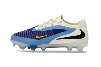 Nike Phantom 6 Elite Low FG Football Boots - Blue/Sky Blue/Deep Purple