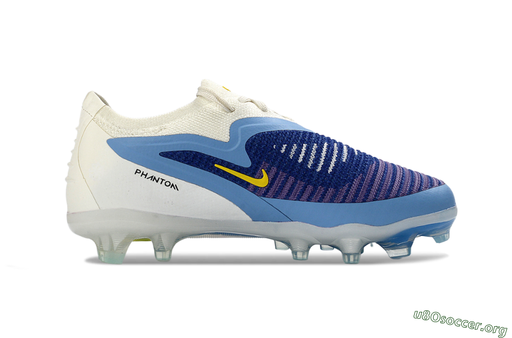 Nike Phantom 6 Elite Low FG Football Boots - Blue/Sky Blue/Deep Purple 5