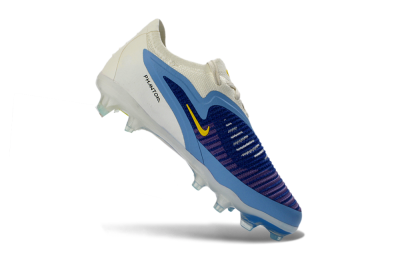 Nike Phantom 6 Elite Low FG Football Boots - Blue/Sky Blue/Deep Purple