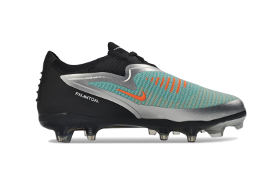 Nike Phantom 6 Elite Low FG Football Boots - Aqua/Metallic Silver/Black