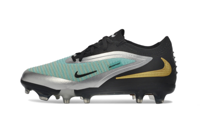 Nike Phantom 6 Elite Low FG Football Boots - Aqua/Metallic Silver/Black