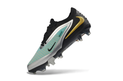 Nike Phantom 6 Elite Low FG Football Boots - Aqua/Metallic Silver/Black