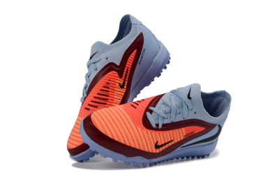 Nike Phantom 6 Elite Low TF Football Shoes - Blue/Coral Red/Steel Blue