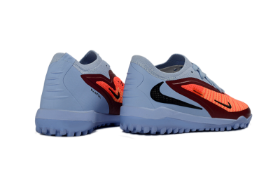 Nike Phantom 6 Elite Low TF Football Shoes - Blue/Coral Red/Steel Blue