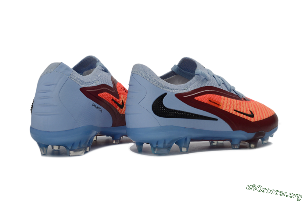 Nike Phantom 6 Elite Low FG Football Boots - Blue/Coral Breeze/Crimson Burst 6