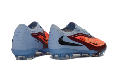 Nike Phantom 6 Elite Low FG Football Boots - Blue/Coral Breeze/Crimson Burst