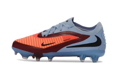 Nike Phantom 6 Elite Low FG Football Boots - Blue/Coral Breeze/Crimson Burst