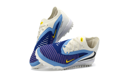 Nike Phantom 6 Elite Low TF Football Shoes - Blue/Bright Yellow/Cream White