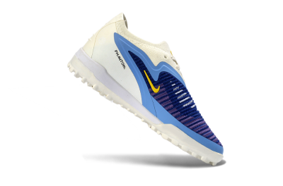 Nike Phantom 6 Elite Low TF Football Shoes - Blue/Bright Yellow/Cream White