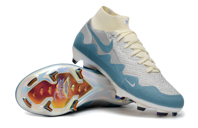Nike Air Zoom Mercurial Superfly 10 Elite FG Football Boots - Blue/Sky Blue/Soft Cream
