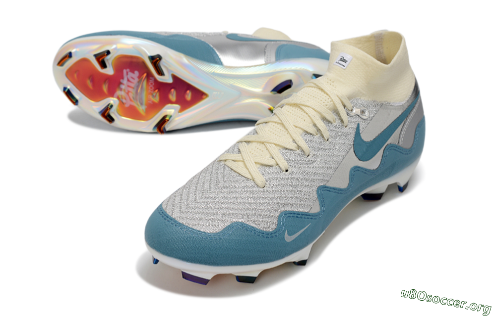 Nike Air Zoom Mercurial Superfly 10 Elite FG Football Boots - Blue/Sky Blue/Soft Cream 0