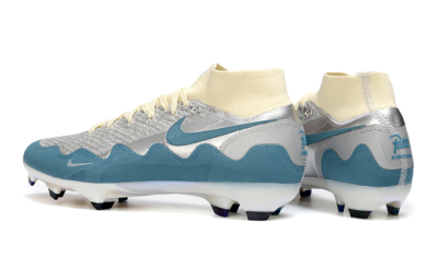 Nike Air Zoom Mercurial Superfly 10 Elite FG Football Boots - Blue/Sky Blue/Soft Cream