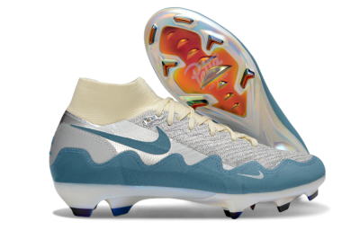 Nike Air Zoom Mercurial Superfly 10 Elite FG Football Boots - Blue/Sky Blue/Soft Cream