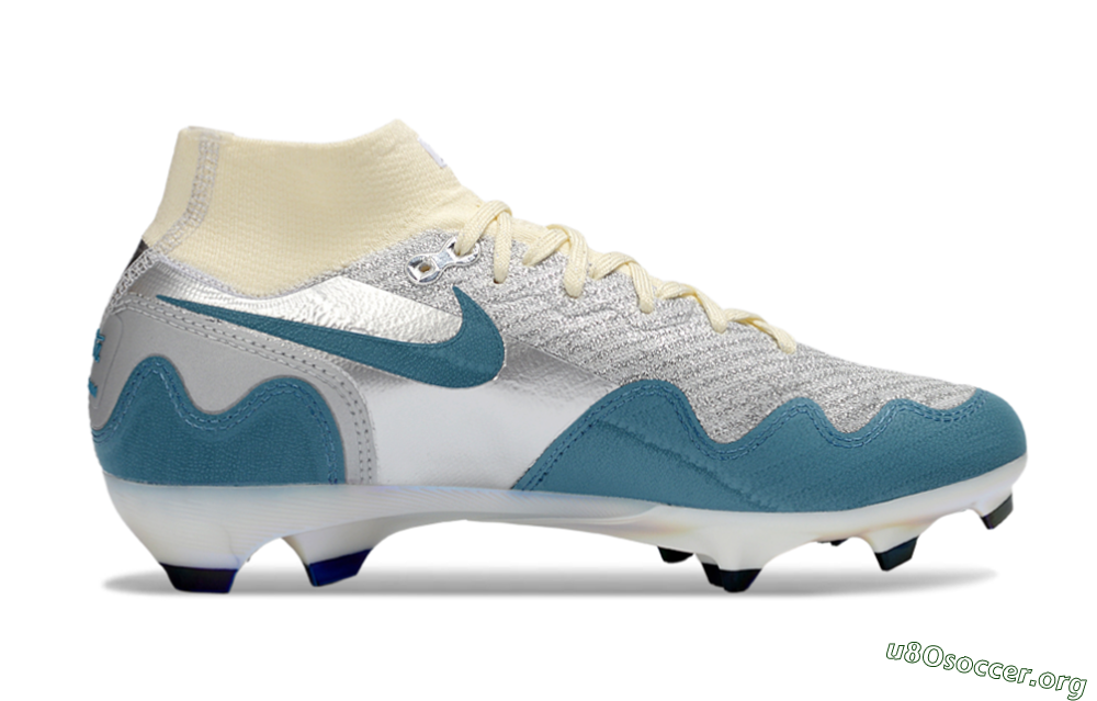 Nike Air Zoom Mercurial Superfly 10 Elite FG Football Boots - Blue/Sky Blue/Soft Cream 5