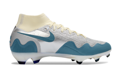 Nike Air Zoom Mercurial Superfly 10 Elite FG Football Boots - Blue/Sky Blue/Soft Cream