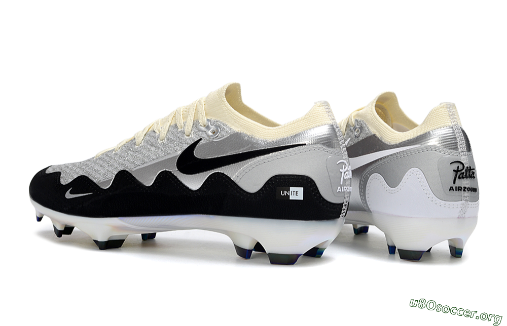 Nike Air Zoom Mercurial Vapor 16 Elite FG Football Boots - White/Light Gray/Metallic Silver 4