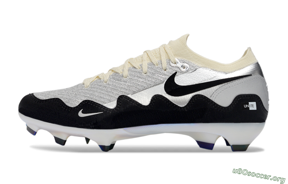 Nike Air Zoom Mercurial Vapor 16 Elite FG Football Boots - White/Light Gray/Metallic Silver 3