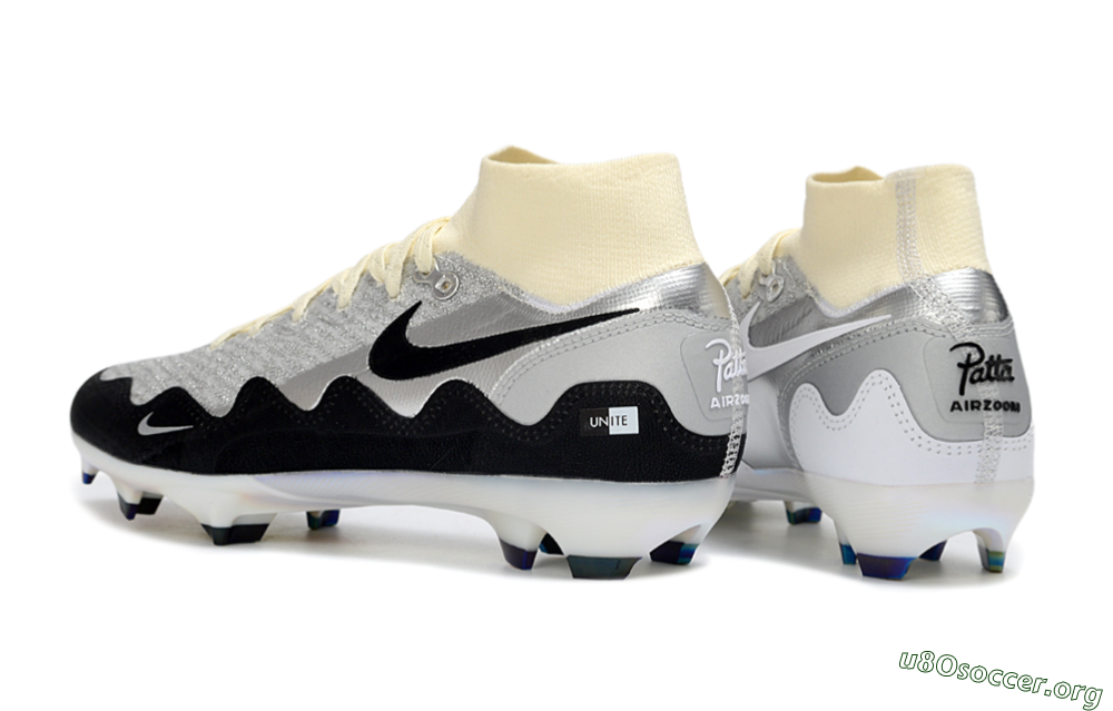 Nike Air Zoom Mercurial Superfly 10 Elite FG Football Boots - White/Metallic Silver/Champagne 4