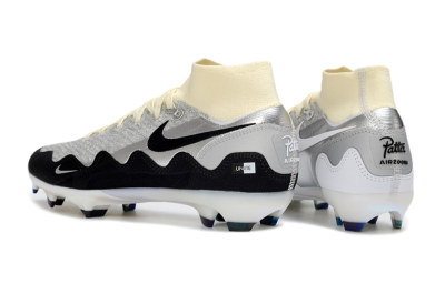 Nike Air Zoom Mercurial Superfly 10 Elite FG Football Boots - White/Metallic Silver/Champagne