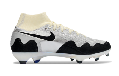 Nike Air Zoom Mercurial Superfly 10 Elite FG Football Boots - White/Metallic Silver/Champagne