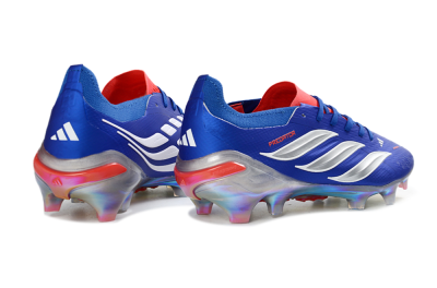 Adidas Predator 26 Elite FG Football Boots - Blue/Electric Blue/Fiery Red