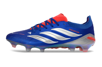 Adidas Predator 26 Elite FG Football Boots - Blue/Electric Blue/Fiery Red
