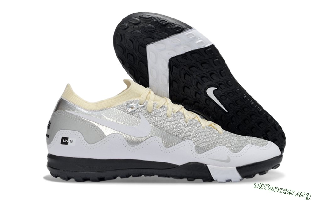 Nike Air Zoom Mercurial Vapor 16 Elite TF Football Shoes - White/Slate Grey/Soft Cream 2