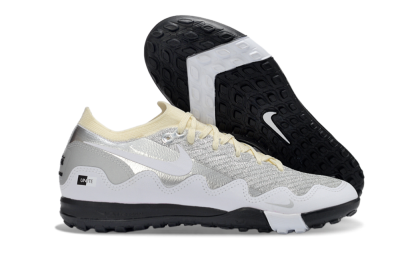 Nike Air Zoom Mercurial Vapor 16 Elite TF Football Shoes - White/Slate Grey/Soft Cream