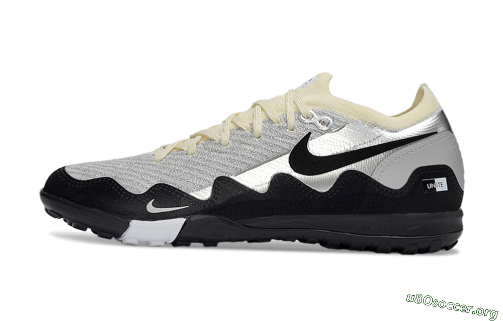 Nike Air Zoom Mercurial Vapor 16 Elite TF Football Shoes - White/Slate Grey/Soft Cream 3