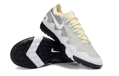 Nike Air Zoom Mercurial Vapor 16 Elite TF Football Shoes - White/Slate Grey/Soft Cream