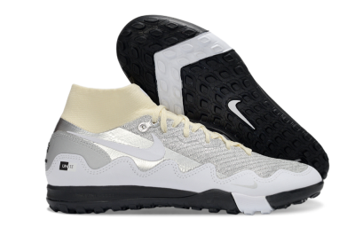 Nike Air Zoom Mercurial Superfly 10 Elite TF Football Shoes - Gray/Light Gray/Black